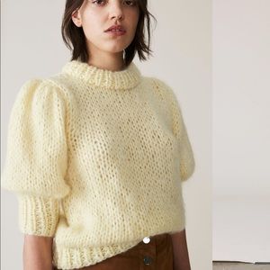 GANNI The Juliard Mohair And Wool-Blend Sweater